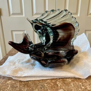 Murano blown glass swordfish
